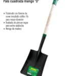 Pala cuadrada mango tipo D