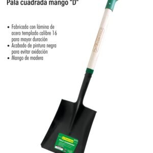 Pala cuadrada mango tipo D
