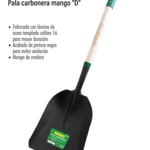 Pala carbonera mango tipo D