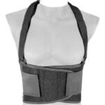 Faja lumbar de malla transpirable de 5 varillas talla grande