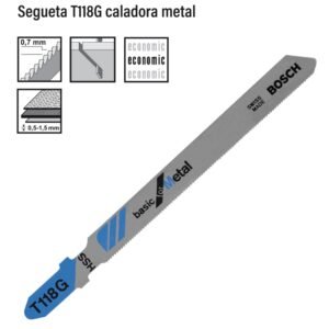 Segueta para caladora U118B corte de metal Bosch