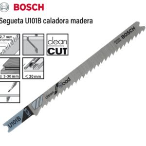 Segueta para caladora U101B corte de madera
