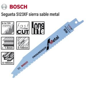 Segueta para sierra sable S920CF corte de metal Bosch