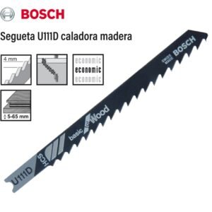 Segueta para caladora U111D para madera Bosch