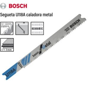 Segueta para caladora U118A para metal Bosch