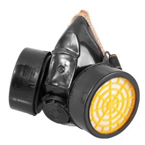 Mascarilla para pintor doble filtro de carbón activado