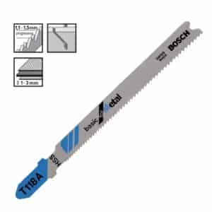 Segueta para caladora T118A para metal Bosch