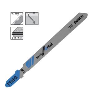 Segueta para caladora T118G corte de metal Bosch