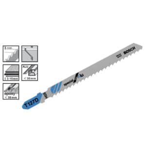 Segueta para caladora T127D corte de aluminio Bosch