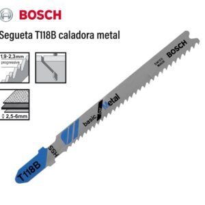 Segueta para caladora T118B corte de metal Bosch