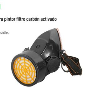 Mascarilla para pintor filtro de carbón activado