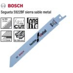 Segueta para sierra sable S922BF corte de metal Bosch