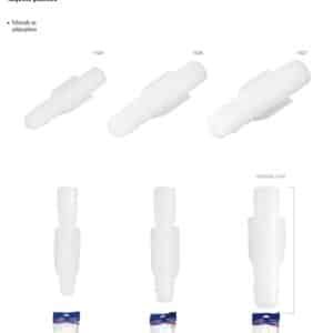 Taquete plástico 1/4 100 piezas