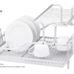 Escurridor de platos de aluminio