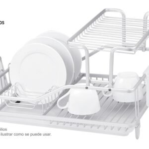 Escurridor de platos de aluminio