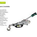 Malacate 2.5 toneladas