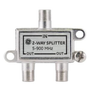 Divisor de cable coaxial 2 salidas