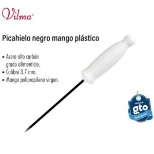Picahielo negro mango de plastico