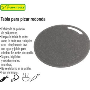 Tabla para picar de plástico
