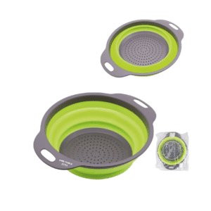 Colador de silicón plegable