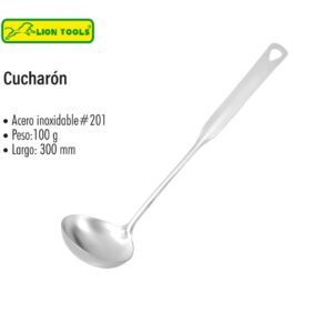 Cucharon de acero inoxidable