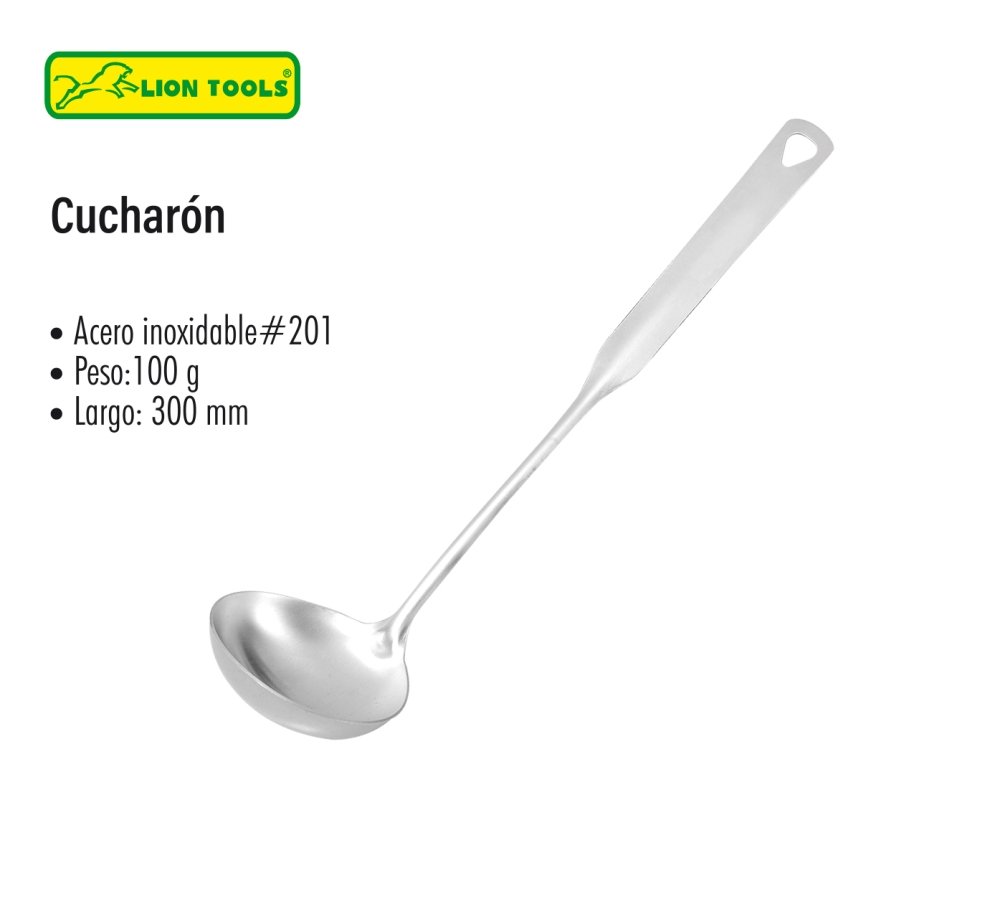 Cucharon de acero inoxidable 1 Cucharon de acero inoxidable