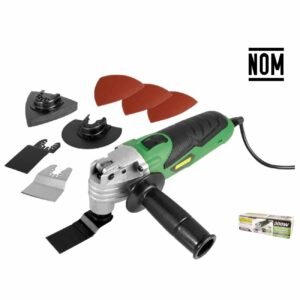 Herramienta oscilante con 9 accesorios