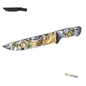 Cuchillo de supervivencia de calavera 8 pulgadas