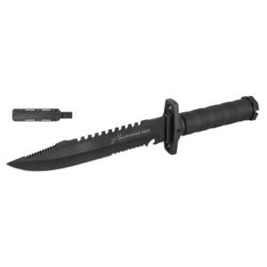 Cuchillo de supervivencia pavonado 8 pulgadas