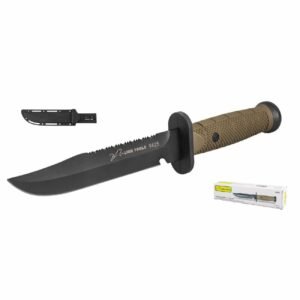 Cuchillo táctico 7 pulgadas con acabado pavonado