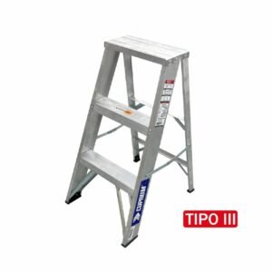 Escalera de aluminio de 2 peldaños
