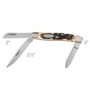 Navaja Triple Hoja 2 1/2 pulgadas