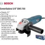 Esmeriladora GWS 700 Bosch 5/8 710w