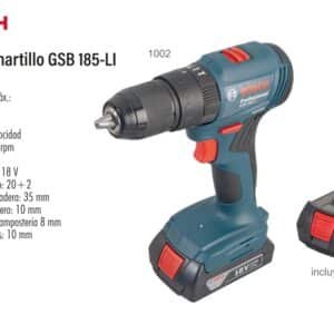 Taladro rotomartillo portátil Bosch 18v