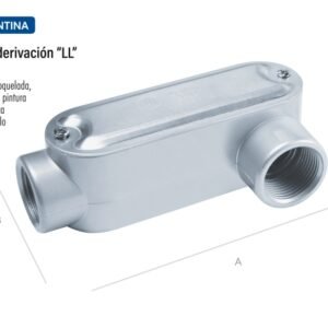 Caja de derivación Tipo LL tramontina 1 pulgada