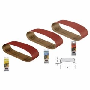 Banda de lija 3x18 Grano fino 120 Tenazit