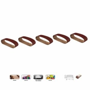 Banda de lija para madera 3x21 Grano 120