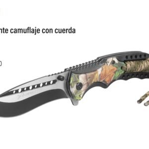 Navaja de 4 pulgadas de supervivencia mango con cuerda