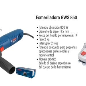 Esmeriladora GWS 700 Bosch 710w 4 1/2