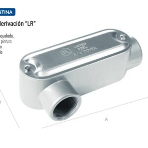 Caja de derivación "LR" tramontina 1 pulgada