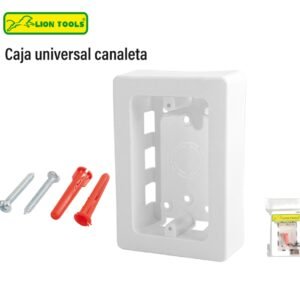 Caja universal eléctrica para canaleta